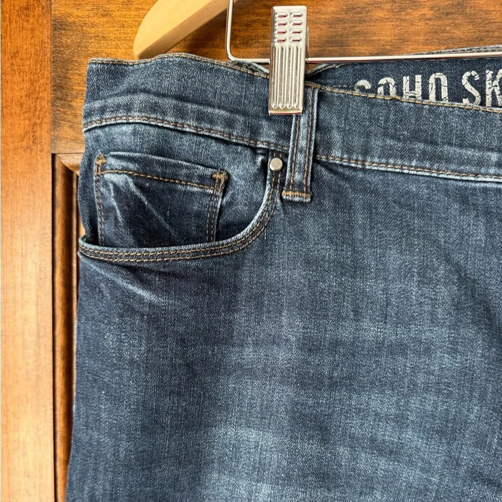 DKNY Jeans SOHO Skinny Medium Rinse 5-Pocket Denim Jeans Size  16W